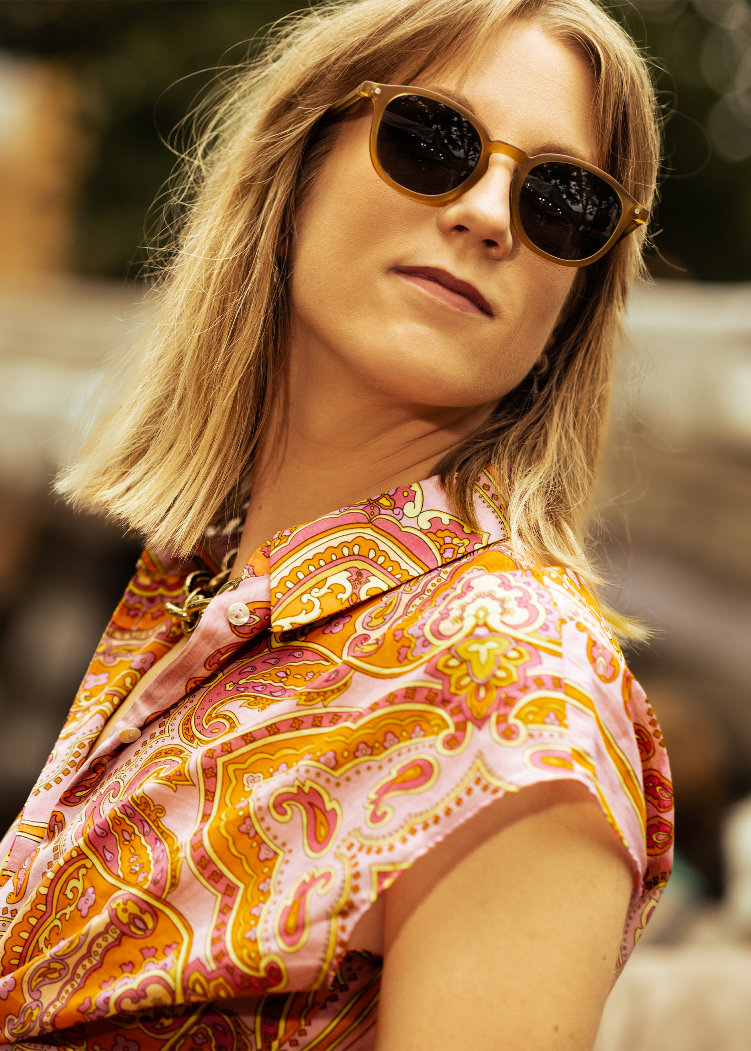Leah – Chambray - SUNGLASSES